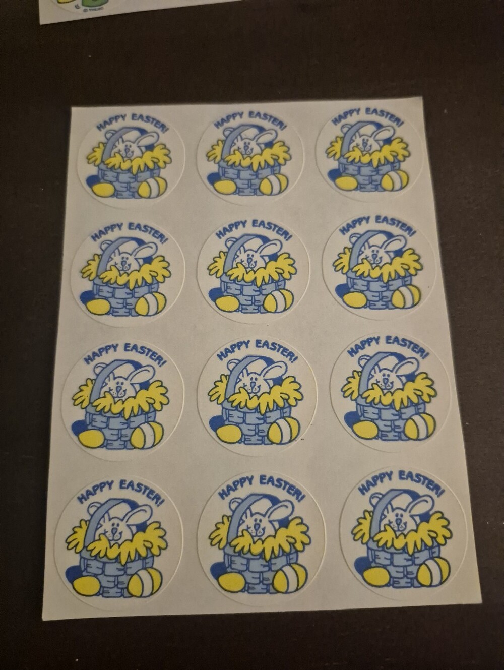 Vintage Trend Enterprises Scratch And Sniff Stinky Stickers Sheet 80’s